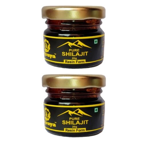 Rajsuya Himalayan Ayurvedic Pure Shilajit/Shilajeet/Mineral Pitch Resin for POWER, STRENGTH & STAMINA for Men & Women - 40 Grams (Pack of 1) 1